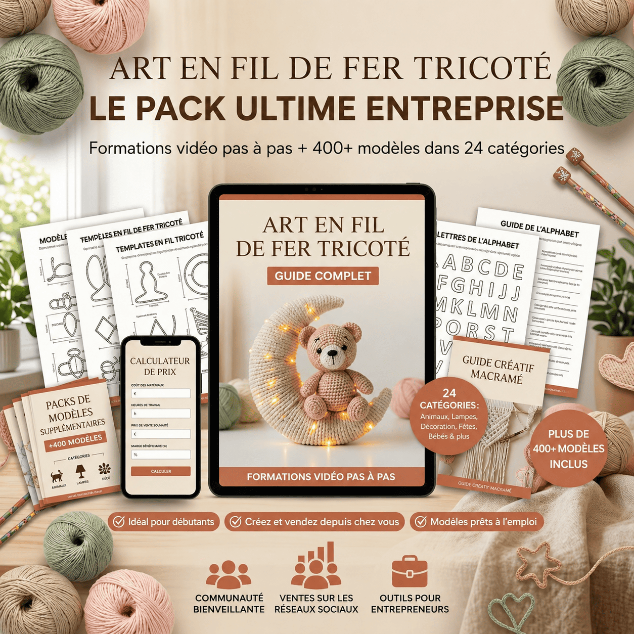 WOVEN WIRE ART - ULTIMATE BUSINESS PACK